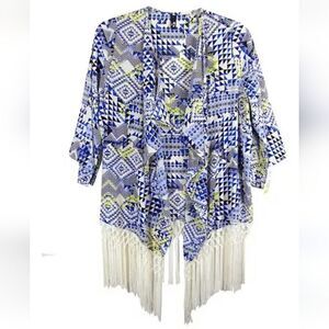 Ing kinomo fringe Detail Sz Small Geometric Pattern